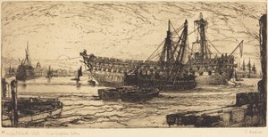 Opløsning af Agamemnon af Francis Seymour Haden