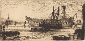 Opløsning af Agamemnon af Francis Seymour Haden