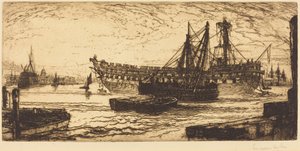 Ophugningen af Agamemnon af Francis Seymour Haden