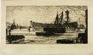 Breaking Up of the Agamemnon, nr. 1 af Francis Seymour Haden