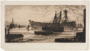 Opløsning af Agamemnon af Francis Seymour Haden