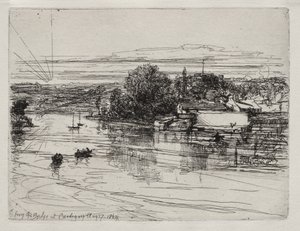 Cardigan Bridge af Francis Seymour Haden