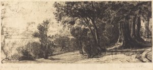 Tidlig morgen - Richmond af Francis Seymour Haden