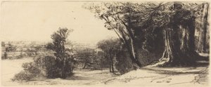 Tidlig morgen - Richmond af Francis Seymour Haden