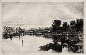 Egham, 1859. af Francis Seymour Haden