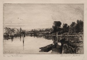 Egham, 1859. af Francis Seymour Haden