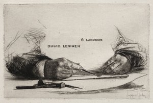 Håndætsning, 1865. af Francis Seymour Haden