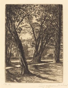Kensington Gardens (den lille plade) af Francis Seymour Haden