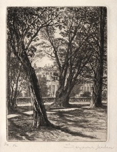Kensington Gardens (den lille plade) af Francis Seymour Haden