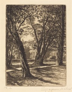 Kensington Gardens (den lille plade) af Francis Seymour Haden