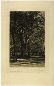 Kensington Gardens, nr. II (stor plade) af Francis Seymour Haden