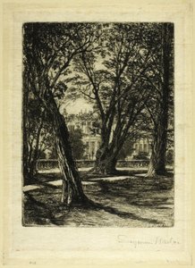 Kensington Gardens, nr. I (lille tallerken) af Francis Seymour Haden