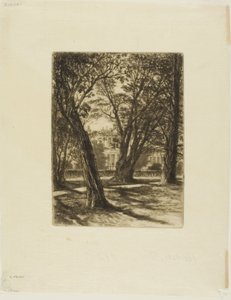 Kensington Gardens, nr. I (lille tallerken) af Francis Seymour Haden