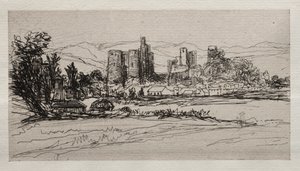 Kidwelly Slot af Francis Seymour Haden