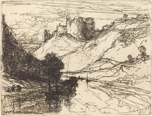 Kilgaren Slot af Francis Seymour Haden