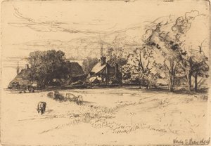 Old Willesley House af Francis Seymour Haden