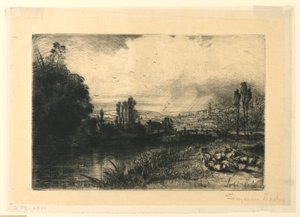 På testen af Francis Seymour Haden