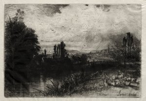 På testen. af Francis Seymour Haden