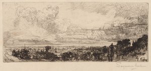 Ud af studievinduet af Francis Seymour Haden