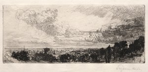 Ud af studievinduet af Francis Seymour Haden