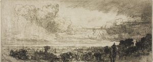 Ud af studievinduet af Francis Seymour Haden