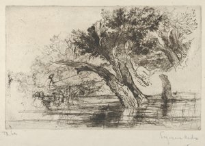 Penton Hook, 1864., 1864. af Francis Seymour Haden