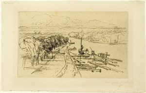 Amstel, nr. II af Francis Seymour Haden