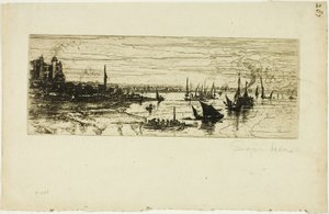Kroen, Purfleet af Francis Seymour Haden