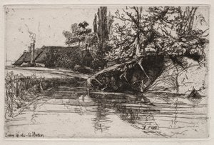 Voldgraven, 1865. af Francis Seymour Haden