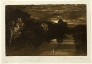 Winchelsea-kanalen af Francis Seymour Haden