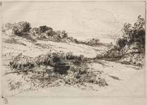 Windmill Hill, nr. 1 af Francis Seymour Haden