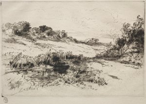 Windmill Hill, nr. 1, ca. 1877 og senere. af Francis Seymour Haden