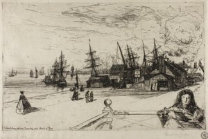 Yacht Tavern, Erith, 1865 af Francis Seymour Haden