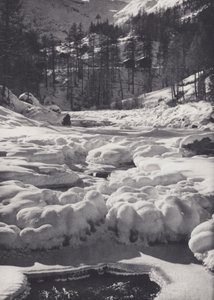 Pennine Alps: Frozen Stream (s/h foto)
