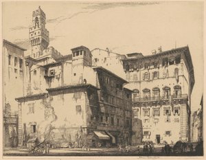 Municipio, Firenze af Francis Sydney Unwin
