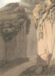 Indgangen til grotten ved Posilippo, Napoli