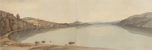 Lake Windermere af Francis Towne