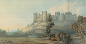 Ludlow Castle, Shropshire, 1777 af Francis Towne