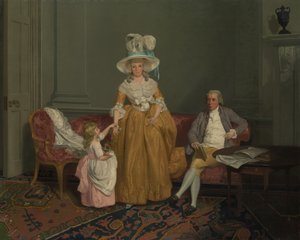 Familien Saithwaite, ca. 1785. af Francis Wheatley