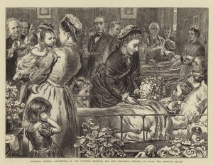 Hospital søndag, genåbning af Victoria Hospital for Syge Børn, Chelsea, af HKH Prinsesse Louise af Francis Wilfred Lawson