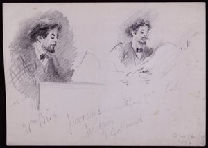 Portræt af Arnold Dolmetsch af Francis Wilfred Lawson