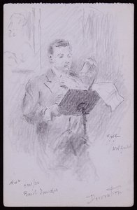 Portræt af Basil Ionides af Francis Wilfred Lawson