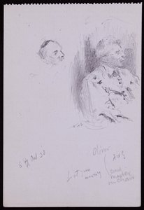 Portræt af Basil Oliver af Francis Wilfred Lawson