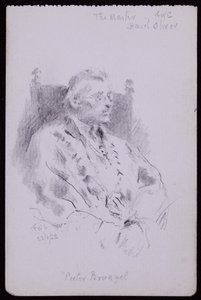 Portræt af Basil Oliver af Francis Wilfred Lawson