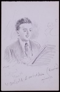 Portræt af Berthold Lubetkin af Francis Wilfred Lawson