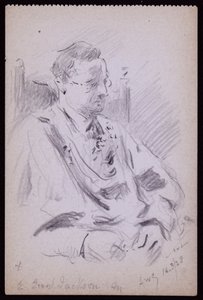 Portræt af Ernest Jackson af Francis Wilfred Lawson