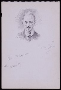 Portræt af Frederick Lessore af Francis Wilfred Lawson