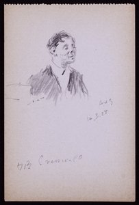 Portræt af HB Cresswell af Francis Wilfred Lawson