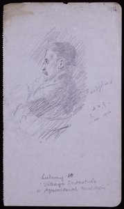 Portræt af Harold Speed af Francis Wilfred Lawson