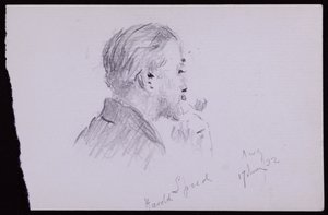 Portræt af Harold Speed af Francis Wilfred Lawson